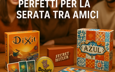 5 giochi da tavolo perfetti per la serata tra amici