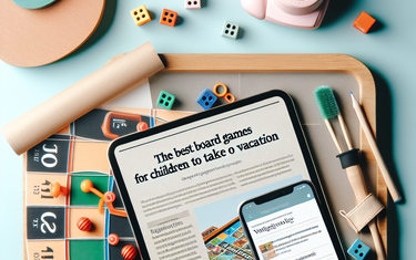 I migliori giochi da tavolo per bambini da portare in vacanza