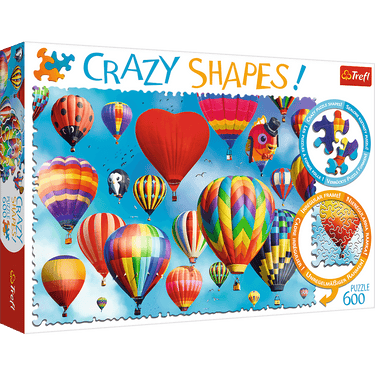 Puzzle Crazy Shapes! - Colorful Balloons - Bottega Ludica