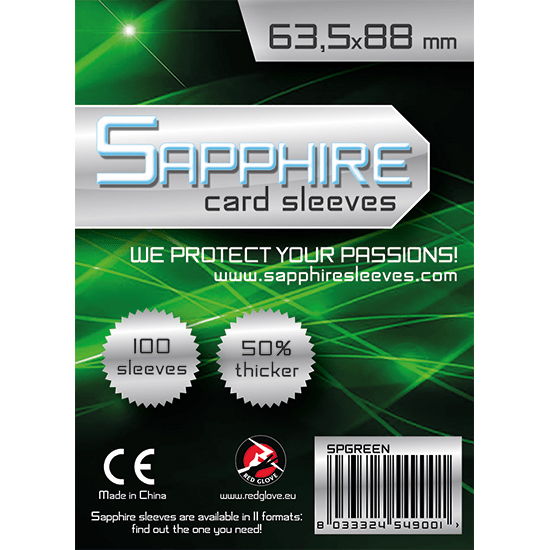 Sapphire GREEN (63,5x88)