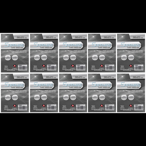 10x 50 Bustine Sapphire GREY 88x125 | Mythic Bundle
