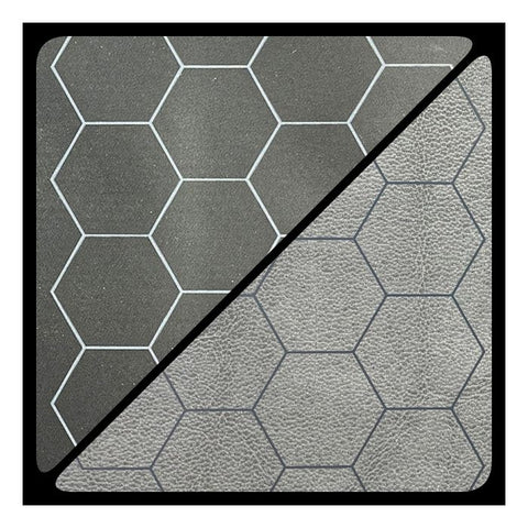 Battlemat (60x66) - Esagoni Nero-Grigio
