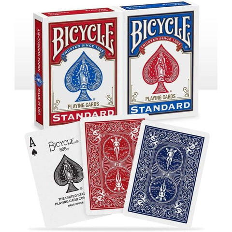 Carte Bicycle - Set di 2 Mazzi Standard (Rosso e Blu)