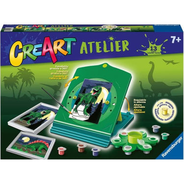 CreArt Atelier - Set con Cavalletto - Dinosauri