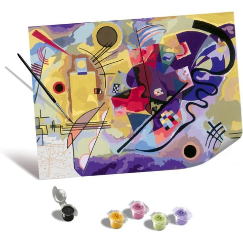 CreArt Serie B Canvas - Kandinsky - Giallo, Rosso, Blu