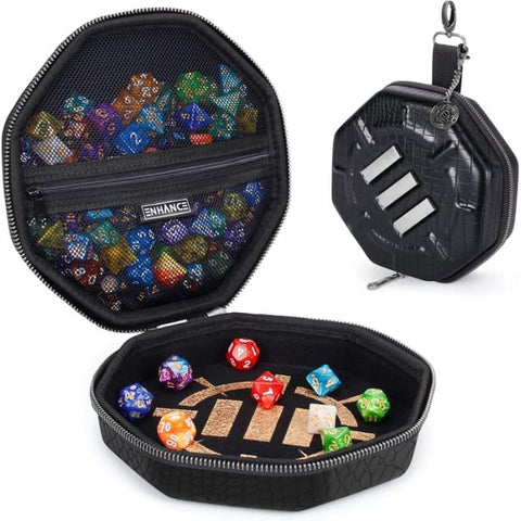 Custodia e Vassoio Portadadi Enhance Collector's Edition - Nero