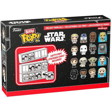 Funko Bitty Pop! Star Wars - Leia (Pack da 4)