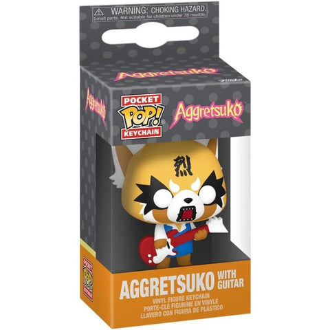 Funko Pop! Keychain - Aggretsuko with Guitar