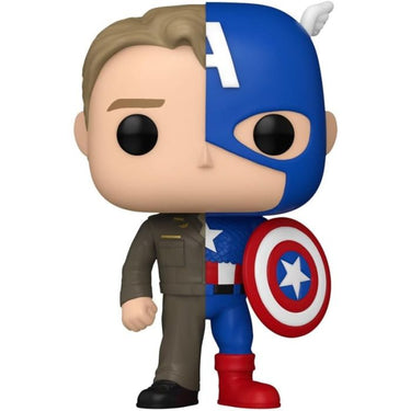 Funko Pop! - Marvel Split - Steve Rogers Captain America - Numero 1431