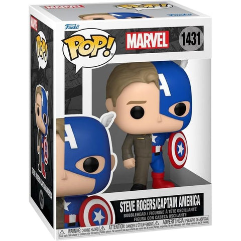Funko Pop! - Marvel Split - Steve Rogers Captain America - Numero 1431