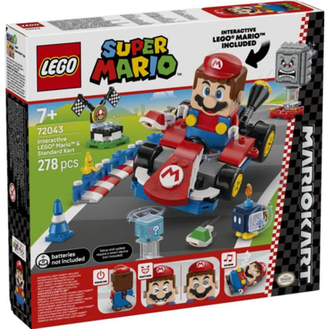 Lego Super Mario Kart - Mario Interattivo e Kart Standard