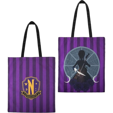Mercoledì - Borsa in Tela Mercoledì e il Violoncello