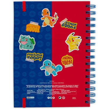 Pokémon - Quaderno A5 Blu e Rosso - Red and Blue Partners