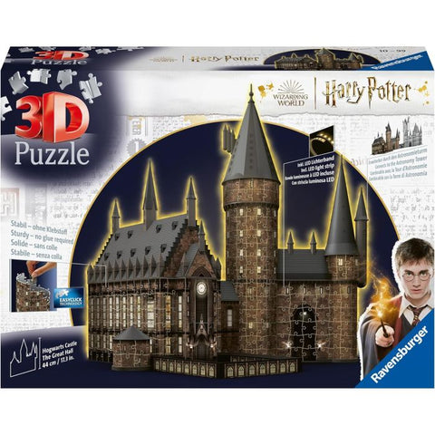 Puzzle 3D Harry Potter Hogwarts Castle - The Great Hall Night Edition - 643 Pezzi