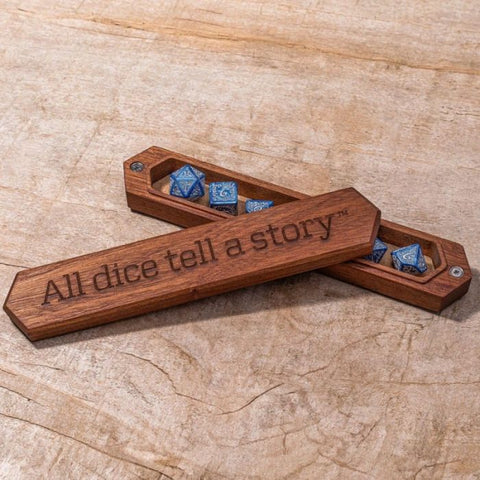 Scatola in Legno Porta Dadi - Sapelli All Dice Box