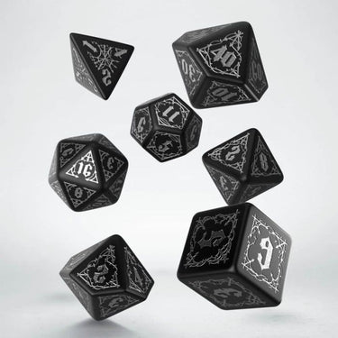 Set 7 Dadi Bloodsucker Black & Silver