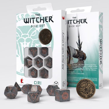 Set di 7 Dadi The Witcher Ciri - Elder Blood