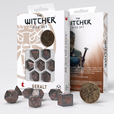 Set di 7 Dadi The Witcher Geralt - Price Of Neutrality