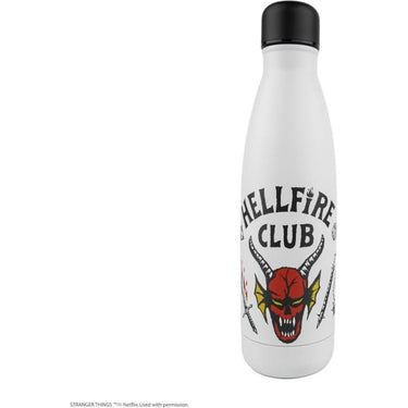 Stranger Things - Borraccia Termica 500ml - Hellfire Club (Bianca)