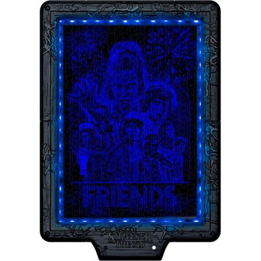 Stranger Things - Metamorphic Art Collection - The Upside Down - Puzzle Interattivo con Cornice 520 Pezzi