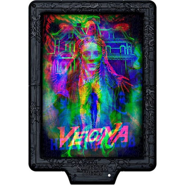 Stranger Things - Metamorphic Art Collection - Vecna's Curse - Puzzle Interattivo con Cornice 520 Pezzi