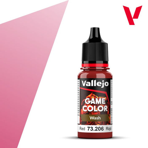 Vallejo Game Color Wash Red 18 ml