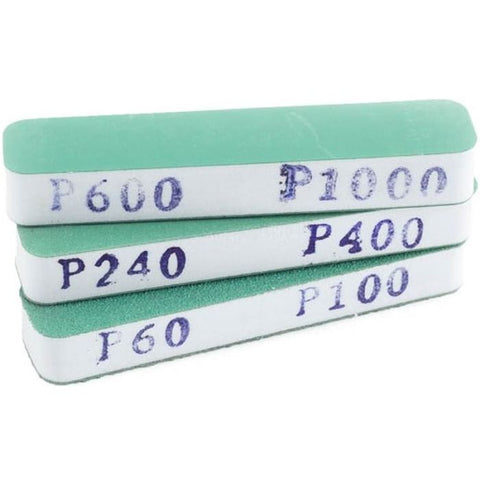 Vallejo - Set di 3 Levigatrici Flessibili - Flexi Sanders Dual-Grit (90x19x12 mm)