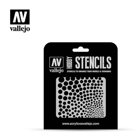 Vallejo Stencils – Circle Textures