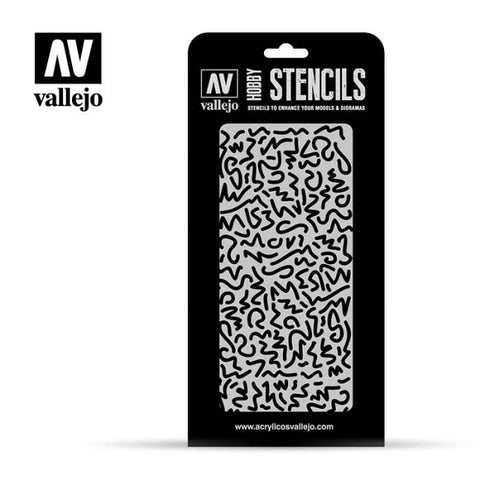 Vallejo Stencils – Luftwaffe WWII Shingles Camo