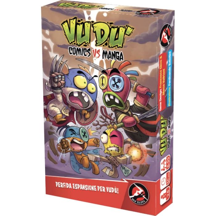 BUY VUDU' COMICS VS MANGA ITALIAN BOARDGAME EXPANSION RED GLOVE BUY VUDU' COMICS VS MANGA ITALIAN BOARDGAME EXPANSION RED GLOVE