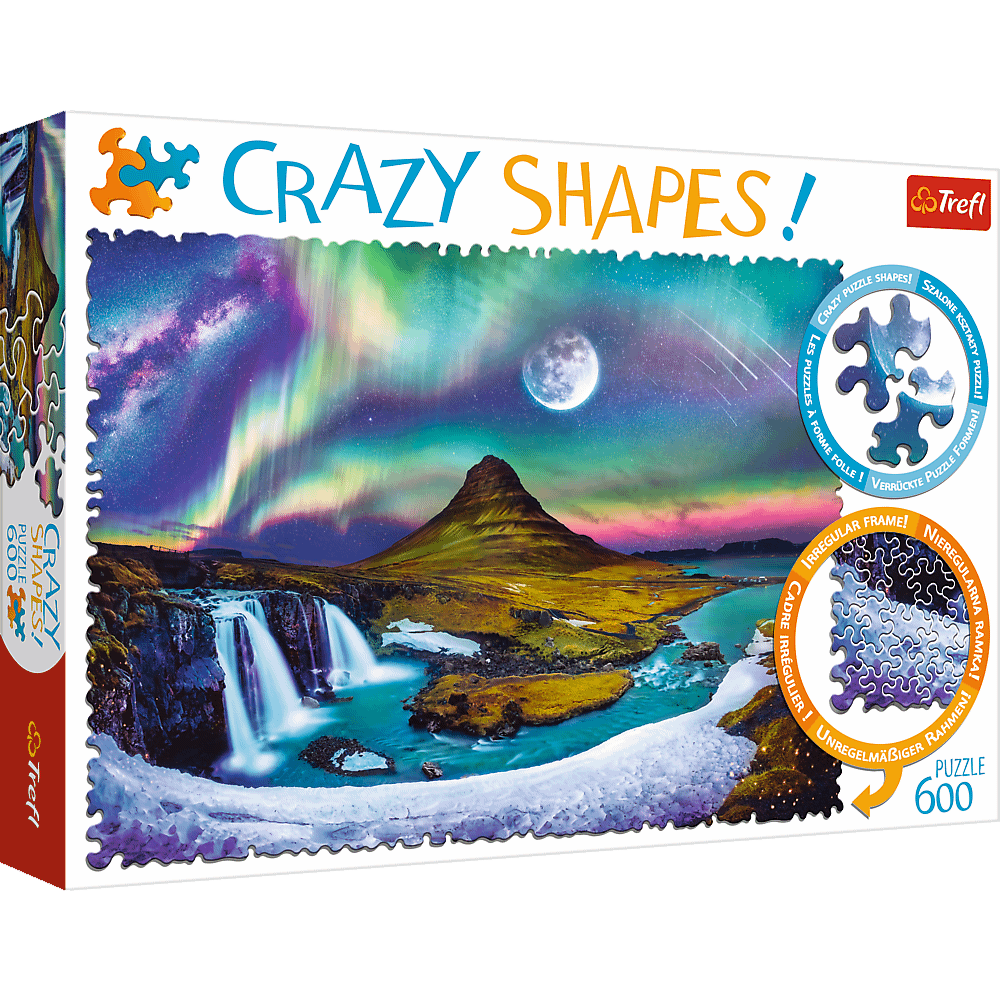 Puzzle Crazy Shapes! - Aurora Over Iceland