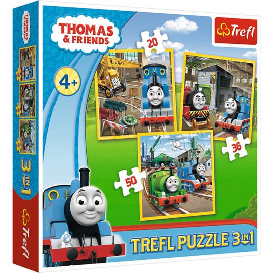 Puzzle 3 in 1 - Trenino Thomas: Thomas passa all'Azione
