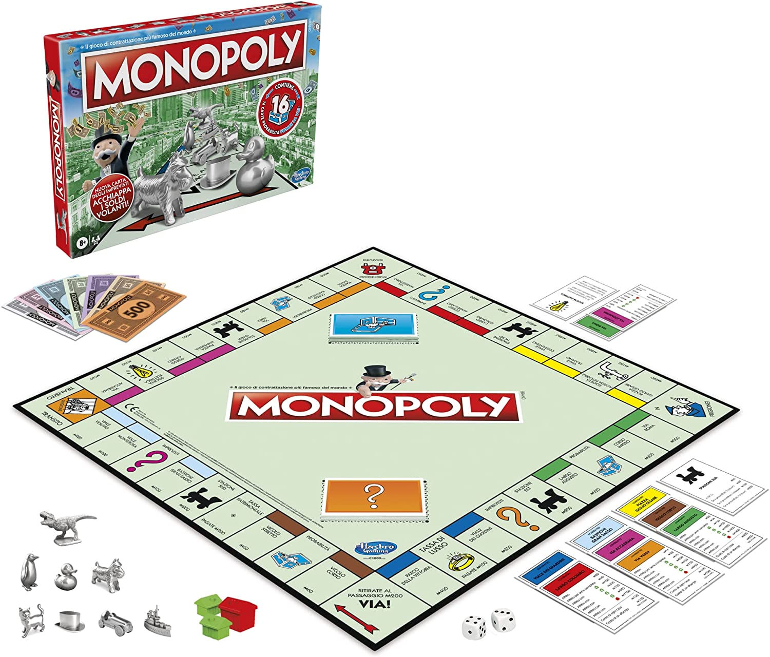 Monopoly classico – con dinosauro e pezzi in più - Collezionismo