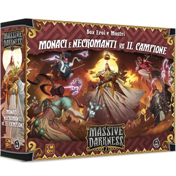 Massive Darkness 2 - Monaci e Necromanti vs Il Campione